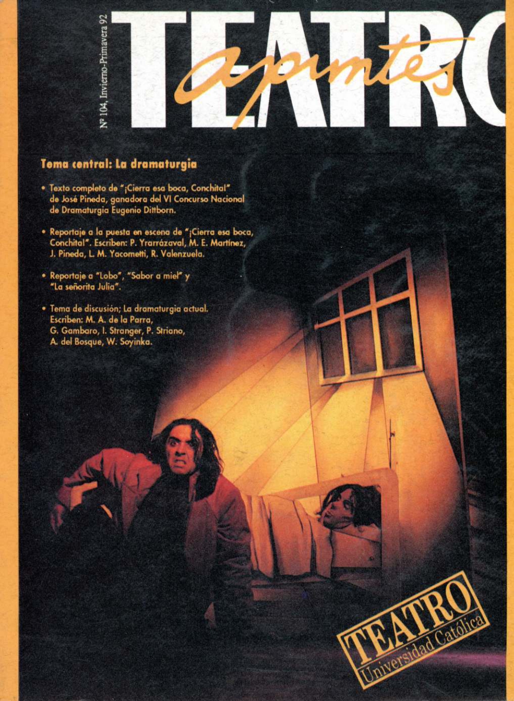 					Ver Núm. 104 (1992): Apuntes de Teatro
				